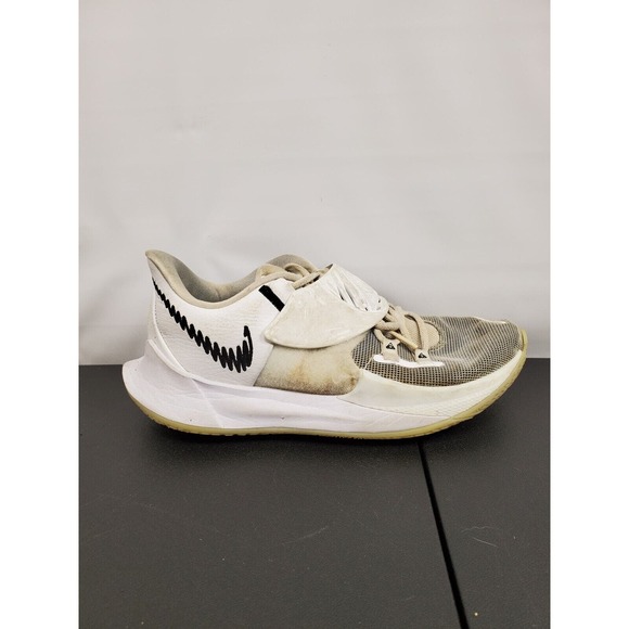 Nike‎ Kyrie Low 3 Eclipse CJ1286-100 Athletic Sneaker White Lace Up Mens Size 10 - Picture 11 of 15